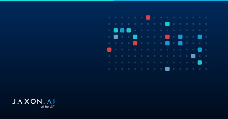 Abstract Jaxon.AI cover image for the post “17 Ways AI is Revolutionizing Financial Services”